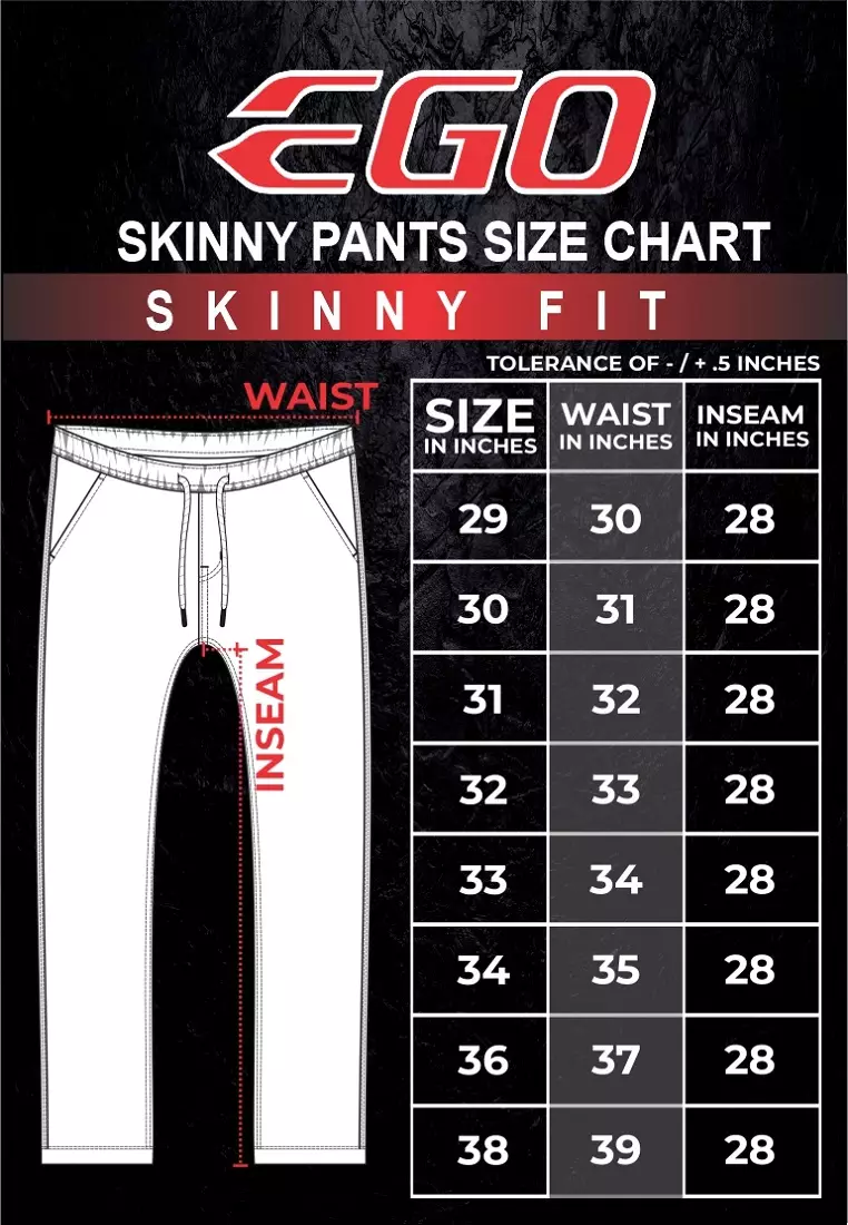 Denim Long Pants Skinny Fit Stretch