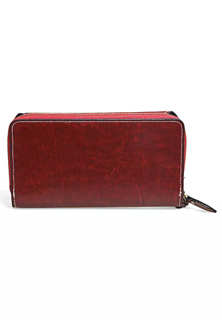 Dompet Pria Wanita Model Panjang Long Wallet Many Slot Material Leather ORIGINAL