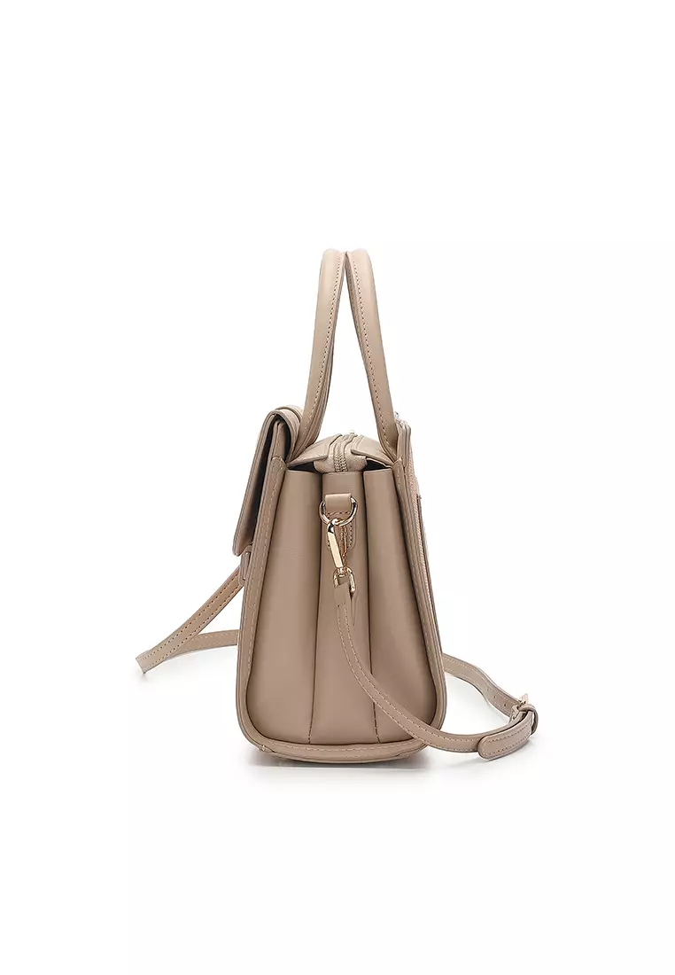 Women's Top Handle Bag / Sling Bag / Crossbody Bag (Tas Selempang / Tas Tangan) - Cokelat