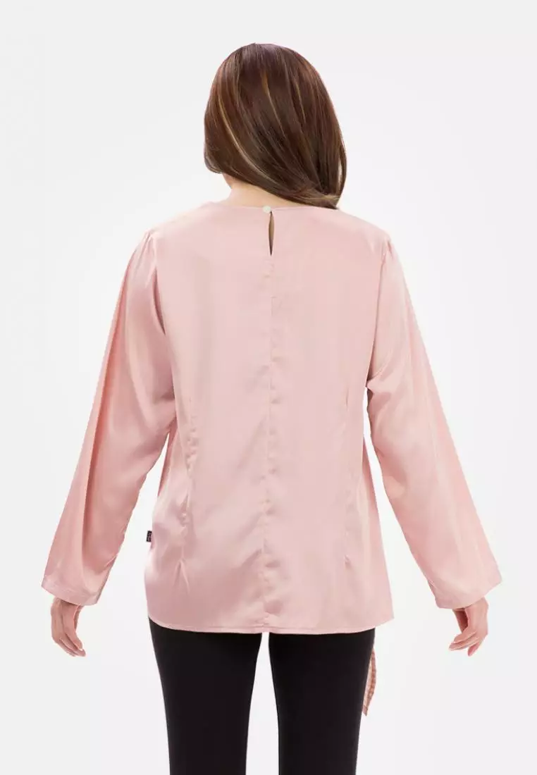 Asymetric Half Checker Blouse