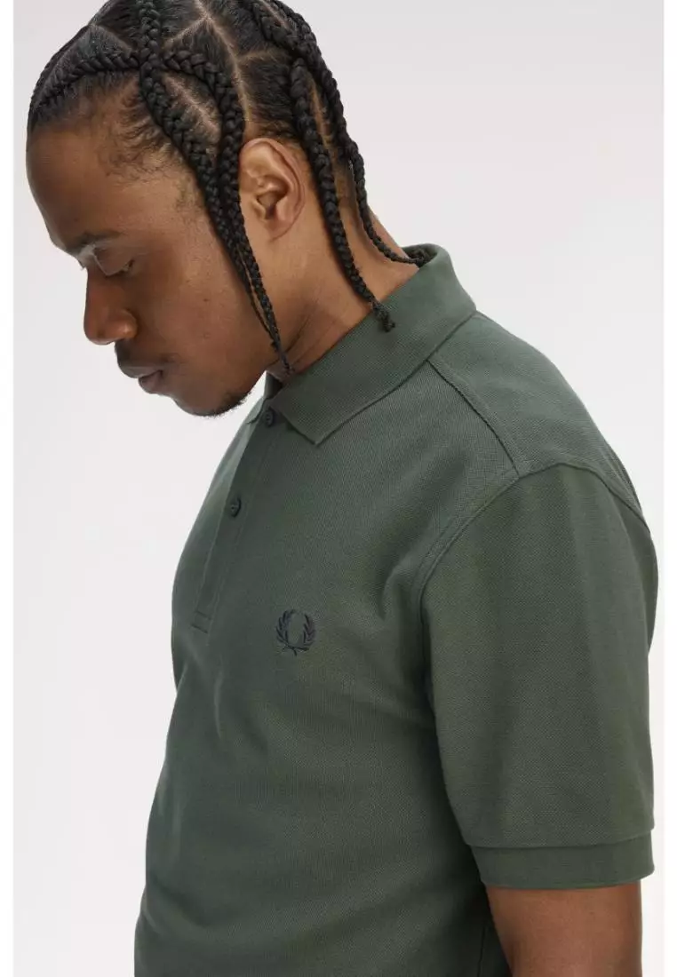 Fred Perry M6000 The Fred Perry Shirt (Court Green / Navy)