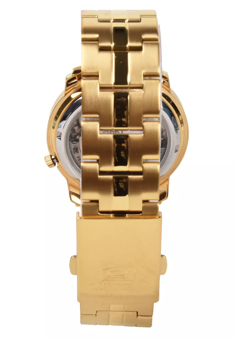 Seiko SNKL86K1 - Jam Tangan Automatic Pria - Gold - Stainless Steel Bracelet