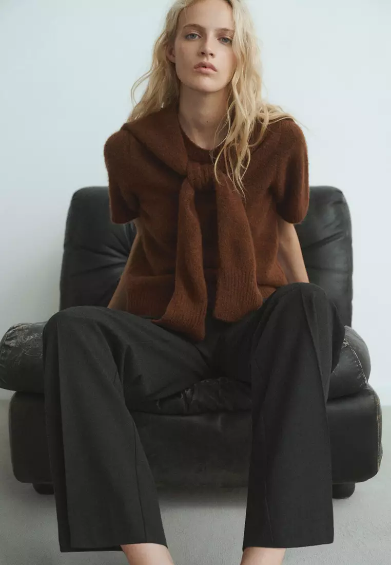 Short-Sleeved Combined Sweater