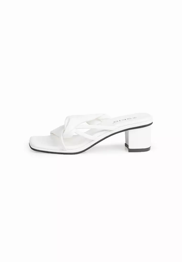Seis Elora Sandal Heels Wanita 5 Cm-WHITE