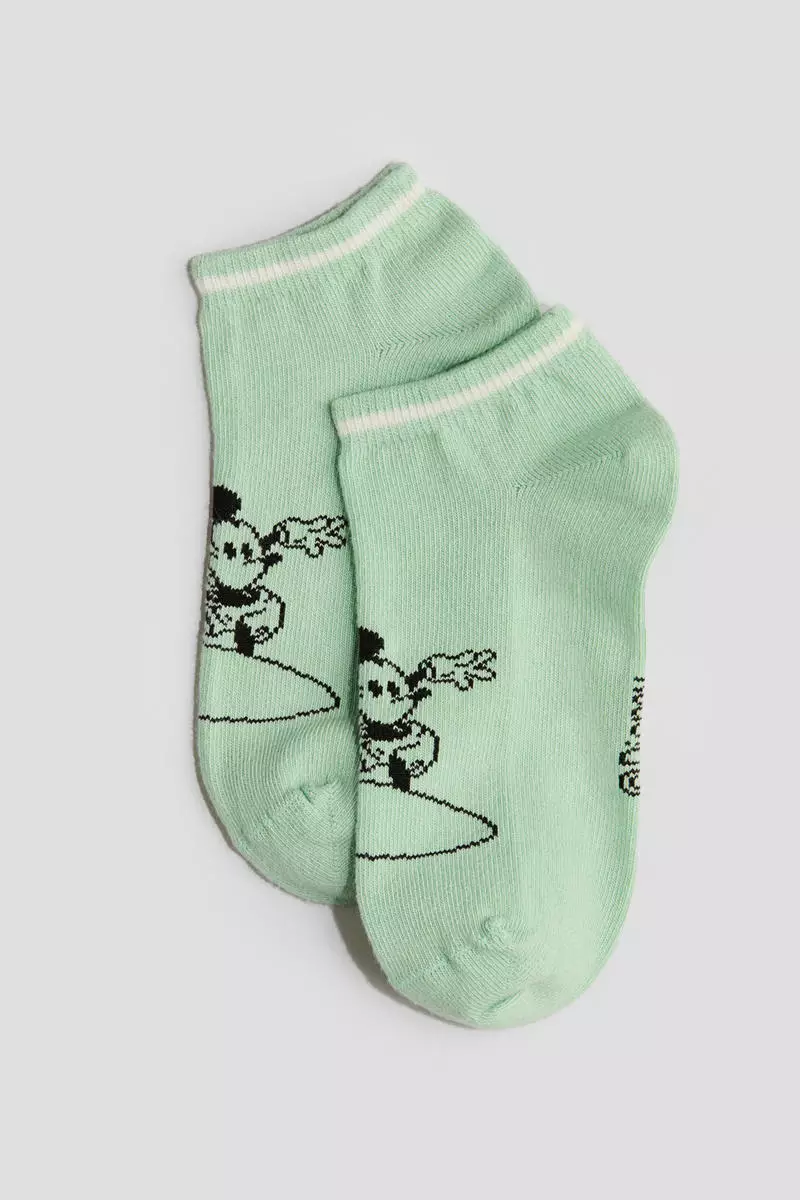 5-pack intarsia motif socks