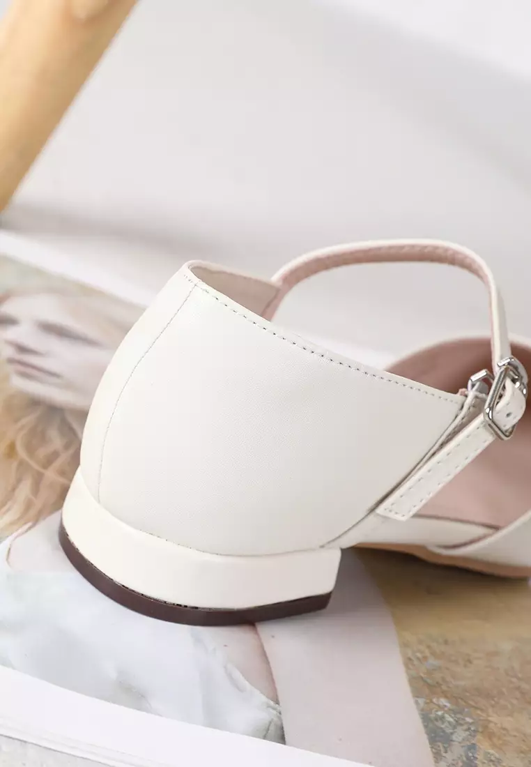 Ankle Strap Low Heel Shoes TH888-1