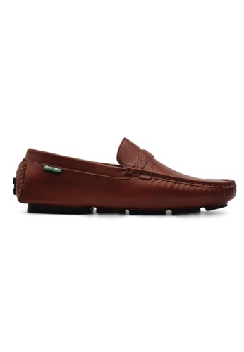 POLO HILL brown POLO HILL Men Faux Leather Moccassins Loafers 7B2D2SH31A07D4GS_1
