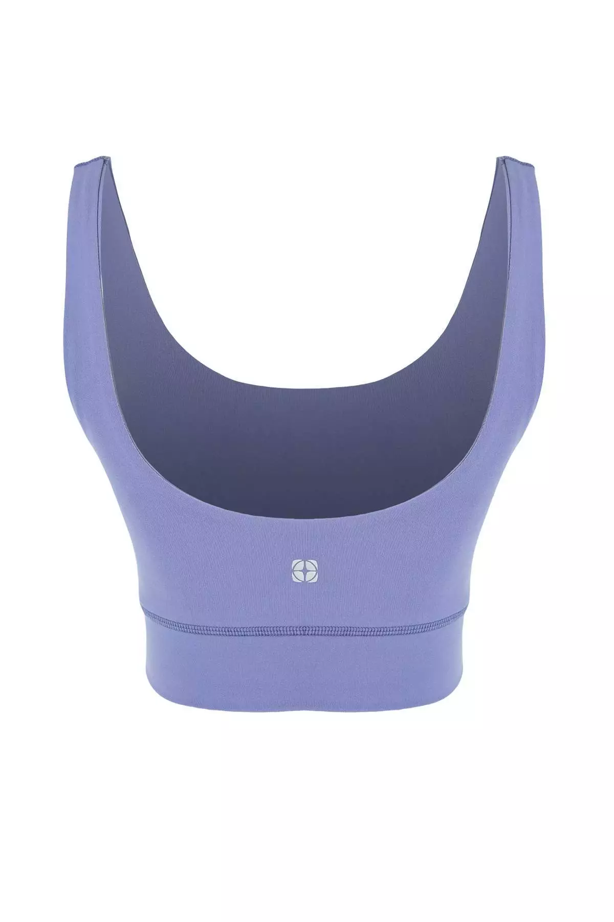 Blue Brushed Soft Fabric Supportive/Shape-Enhancing Thick Strap Knitted Sports Bra Thmss24Ss8