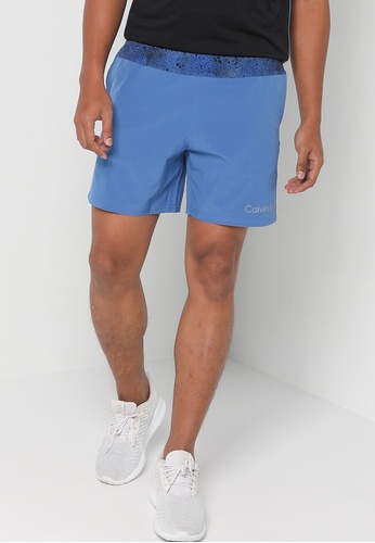 CALVIN KLEIN blue Psycle shorts-Calvin Klein Performance 0E357AA8F8AC51GS_1