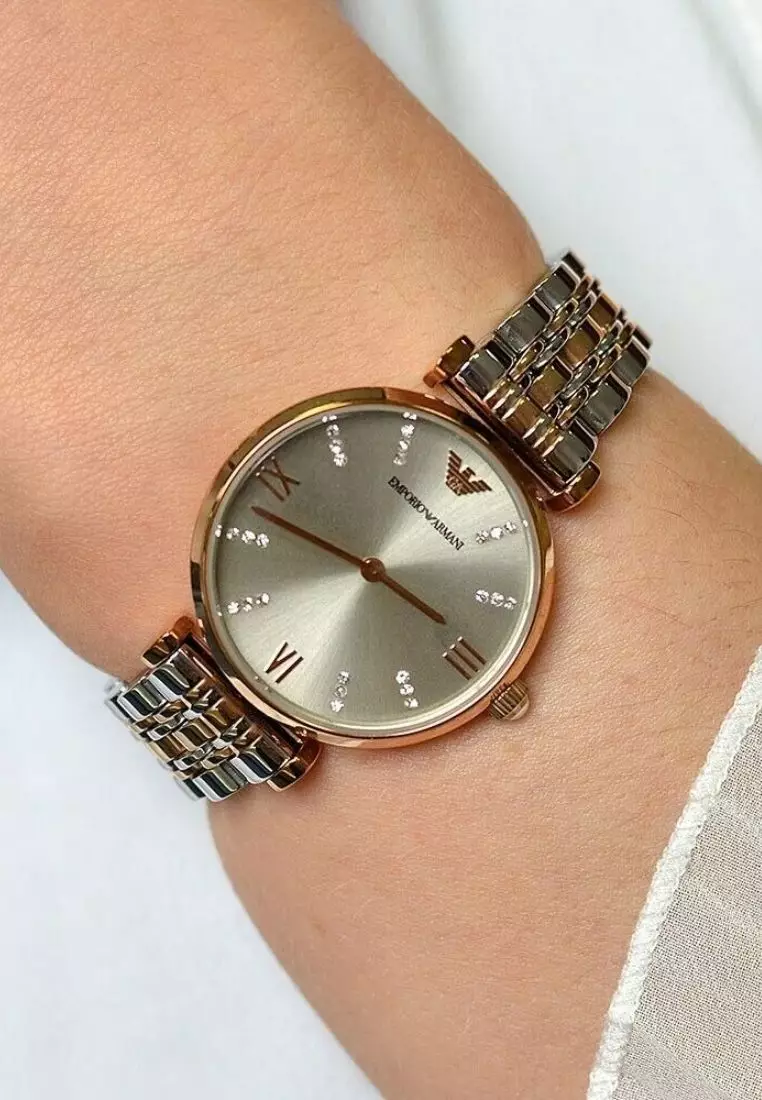 Buy Emporio Armani Emporio Armani Two Tone Stainless Steel Women