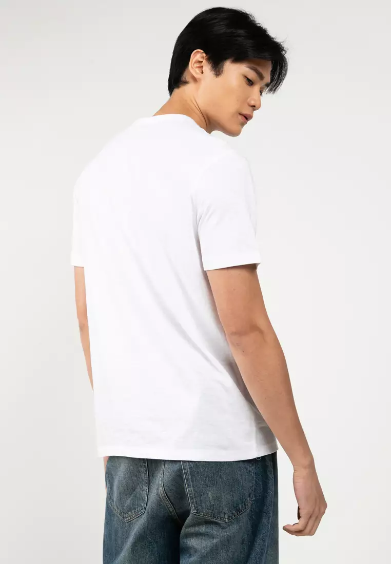 Logo Slub Cotton T-Shirt - BOSS Orange