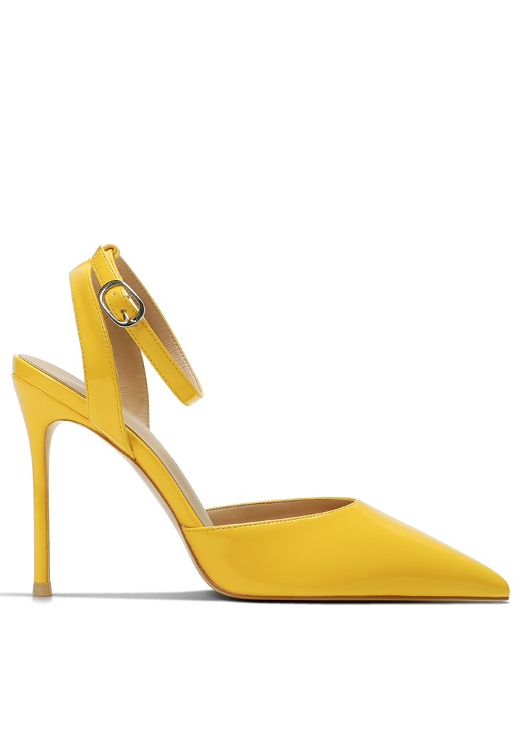 10CM Patent Leather Strap High Heel Sandals HZL278
