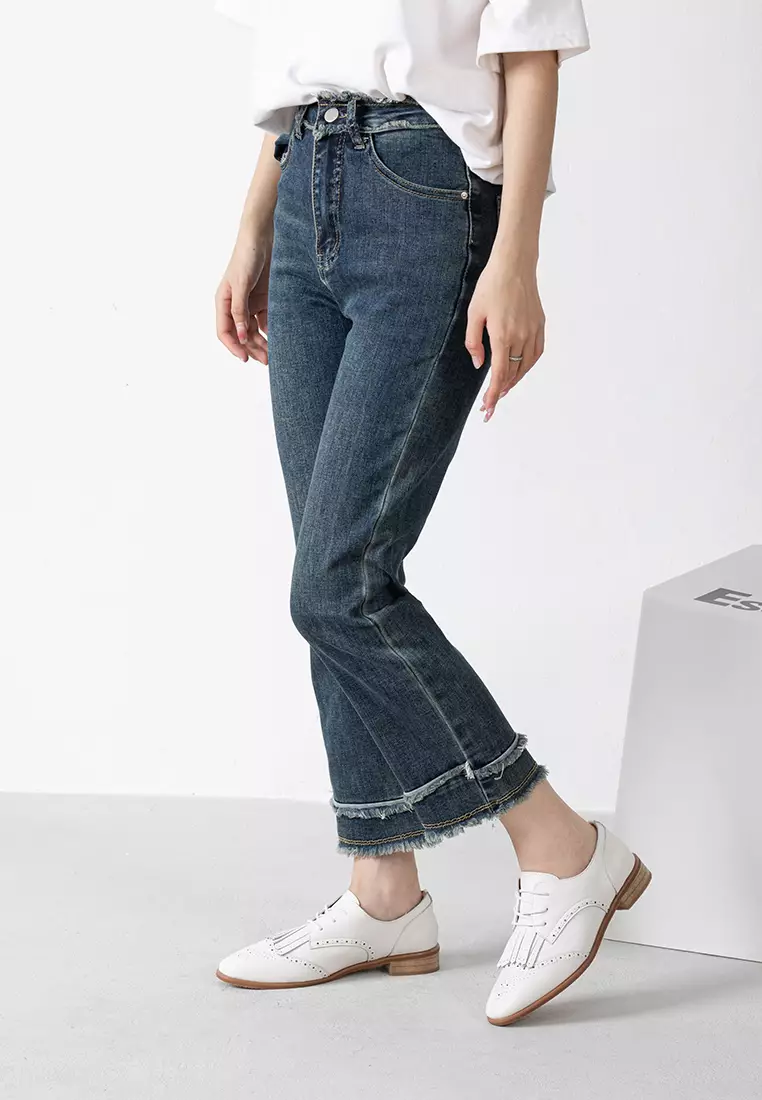 雕花真皮流蘇德比鞋 TH926-3