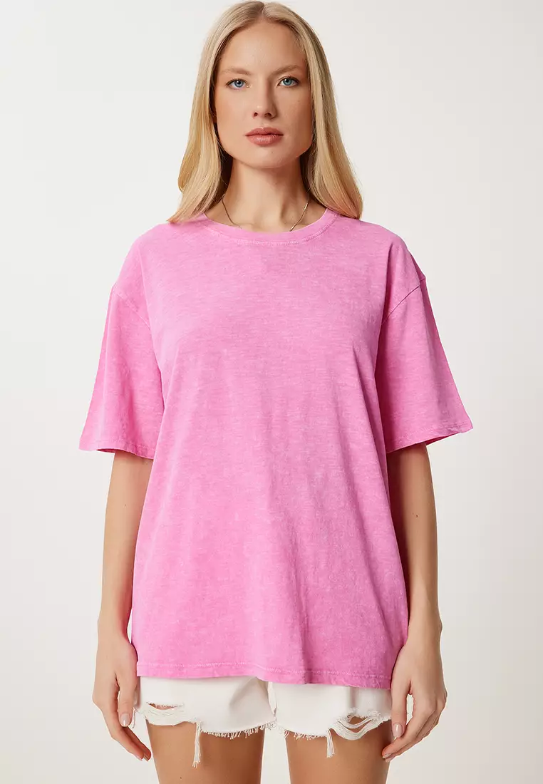 Washed Basic Knitted T-Shirt
