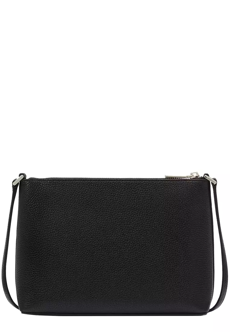 Leila Medium Crossbody Bag in Black KG464