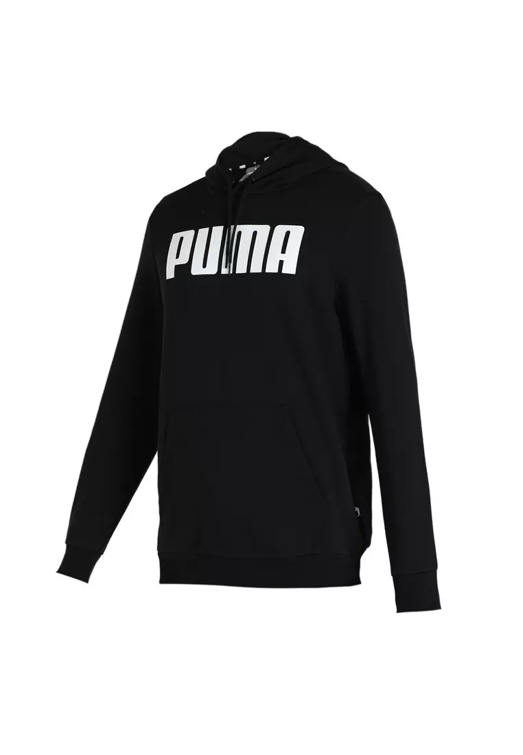 Puma hoodie mens black hotsell