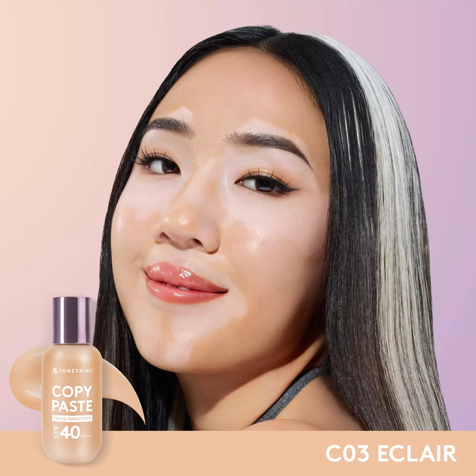 SOMETHINC Copy Paste Tinted Sunscreen SPF 40 PA++++ - C03 Eclair
