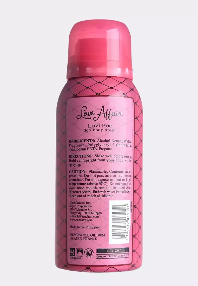 Lovi Poe Love Affair Deo Cologne