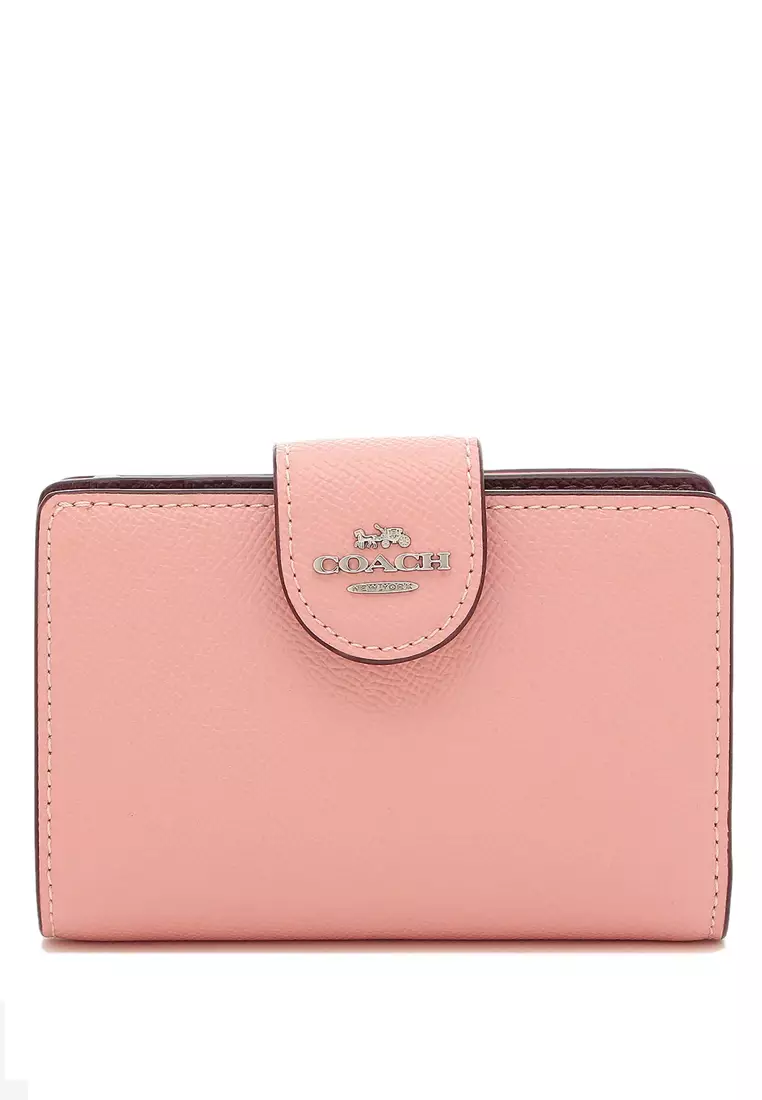 Pink coach deals wallet