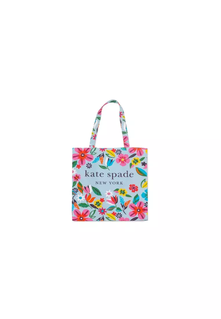 [kate spade NY] キャンバス トート サファリフローラル柄 新着ケイトスペードSafari Floral CANBAS BOOK TOTE