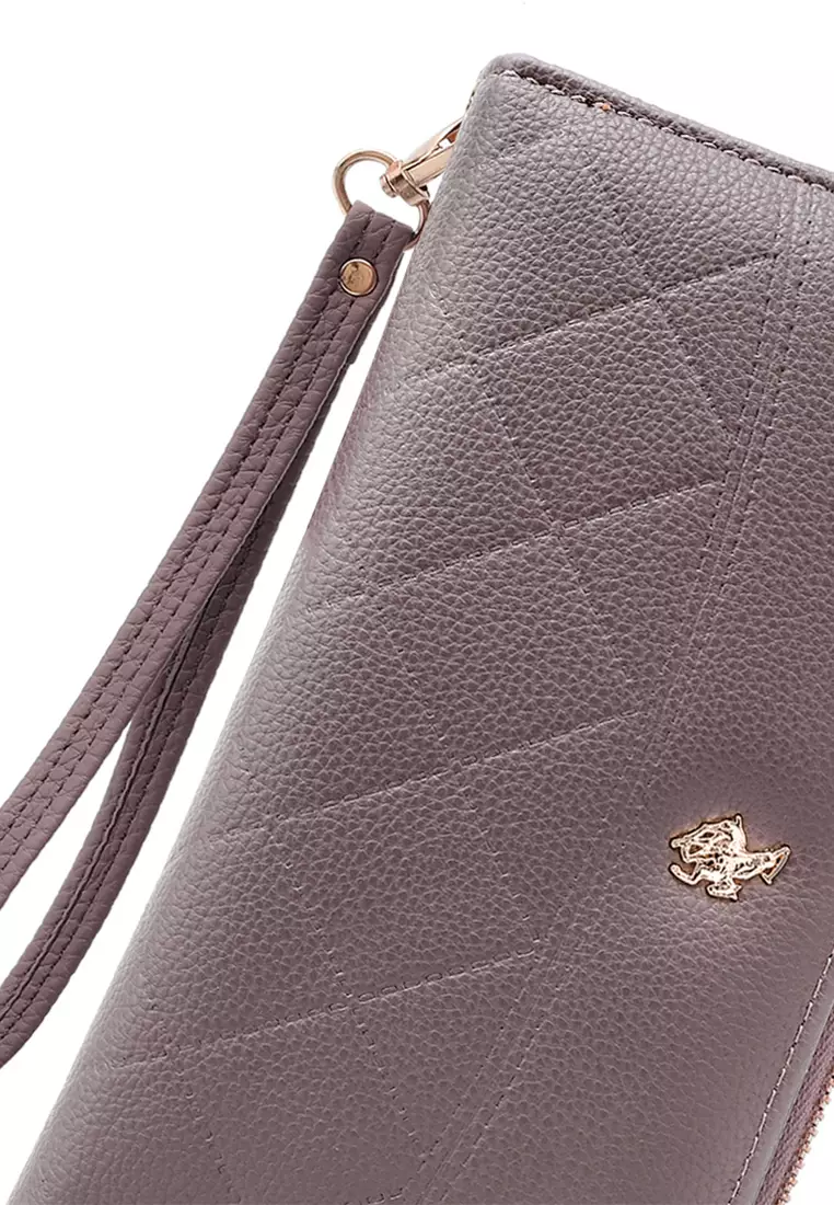 Women's Long Zipper Wallet - Purple