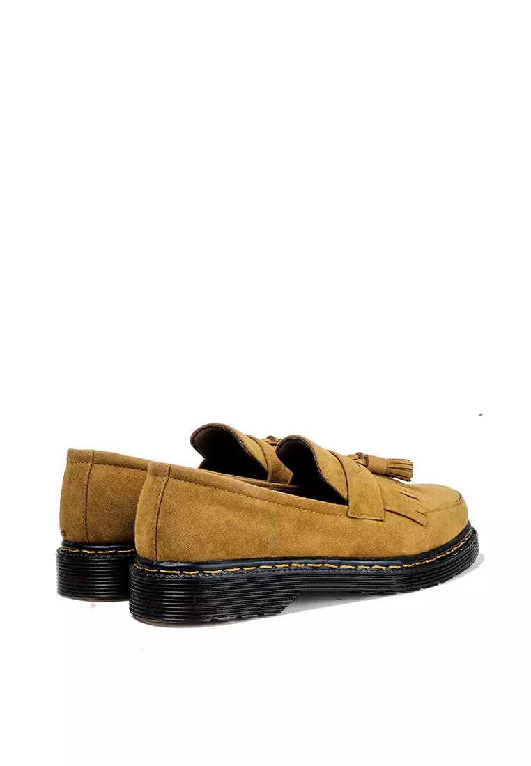 Lvnatica Luiz Suede Tan Loafers Shoes