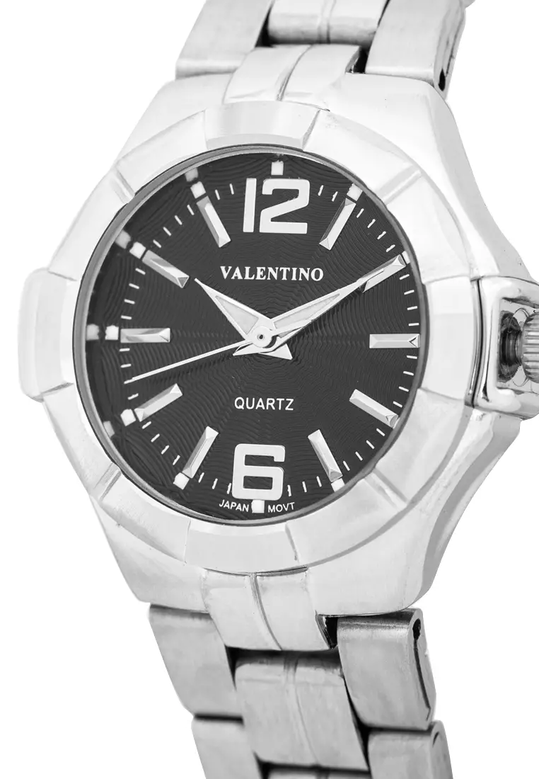 Analog Watch 20122263-Sil Ves - Blk Dial Number
