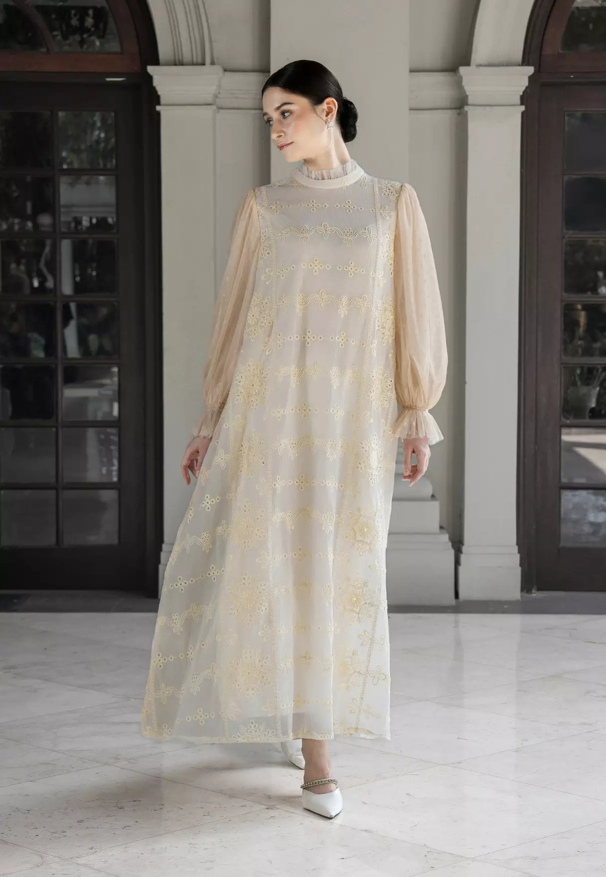 Elva Dress - Champagne