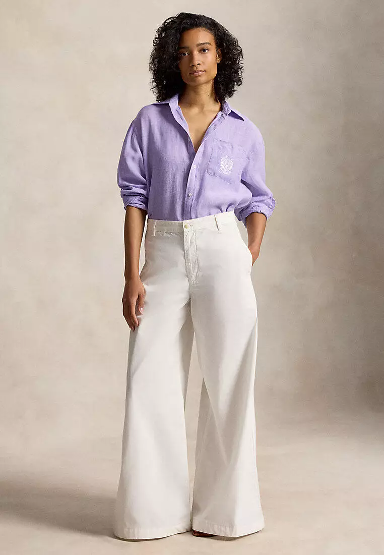 Wimbledon Oversize Fit Linen Shirt