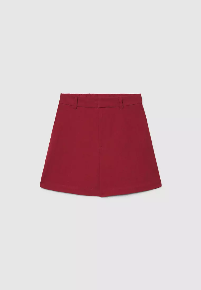 Women's Plain Linen-Effect Shorts
