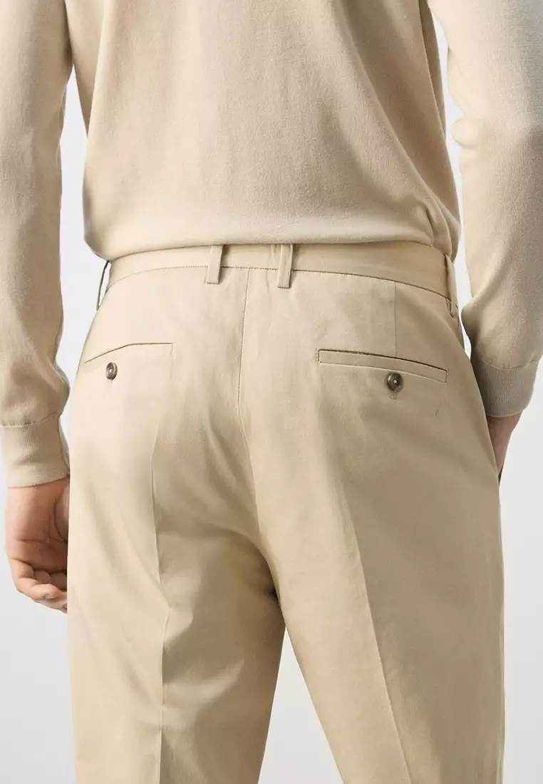 Dublino Slim-Fit Chino Trousers