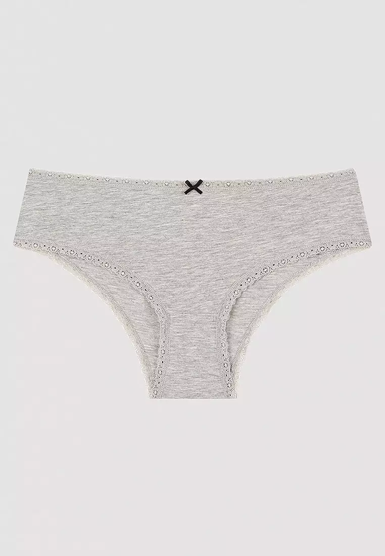Daily Lace Cotton 3-Piece Hipster Panties
