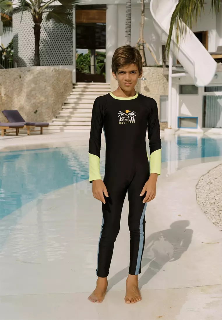 Oceane Teens Long Diving - Black