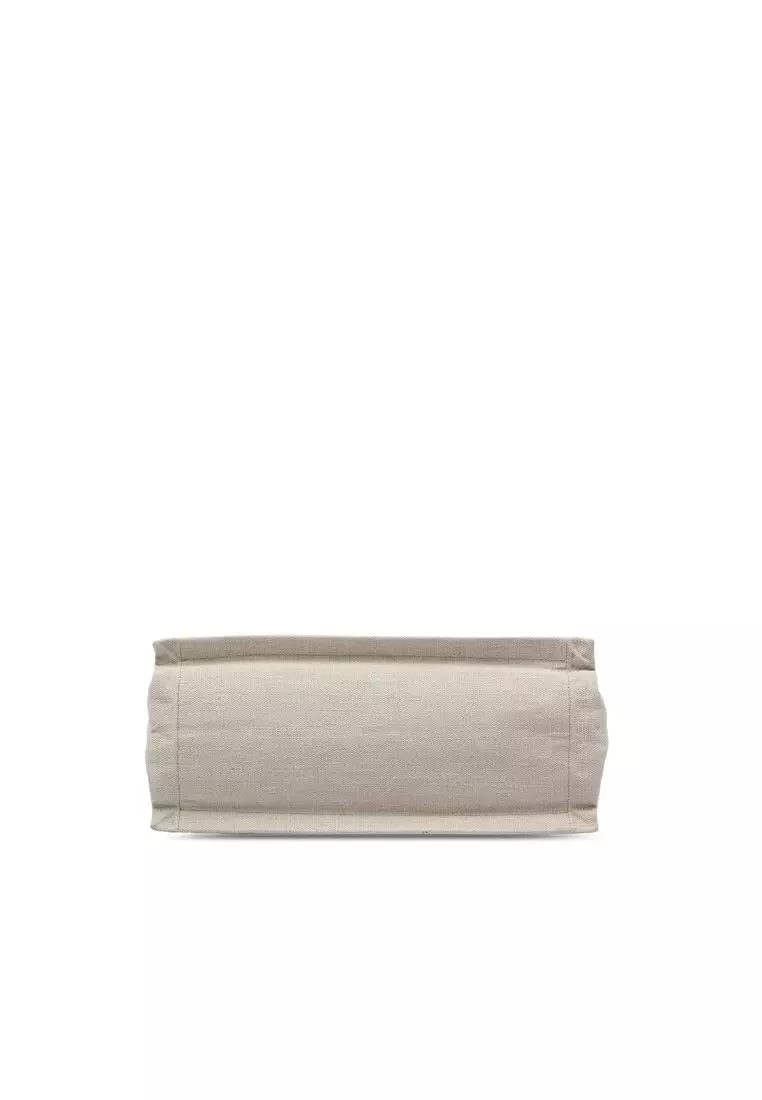 Pre-Loved Saint Laurent Canvas Rive Gauche North South Tote