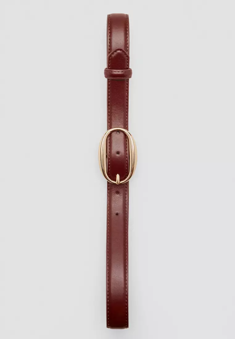 Oval Buckle Belt