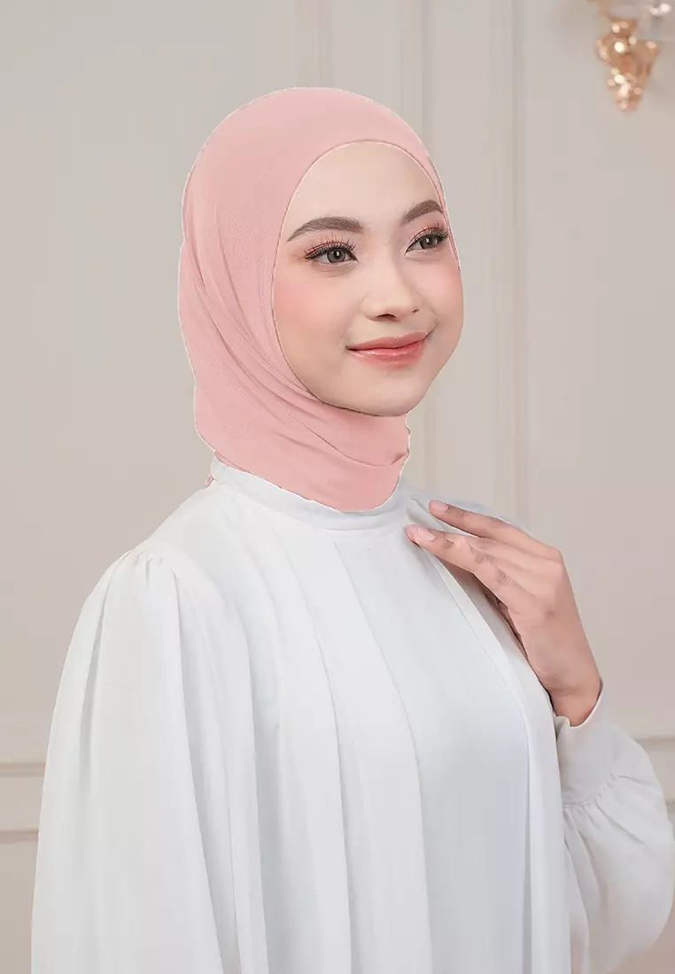 HIJAB INSTAN QIARA - PEACH