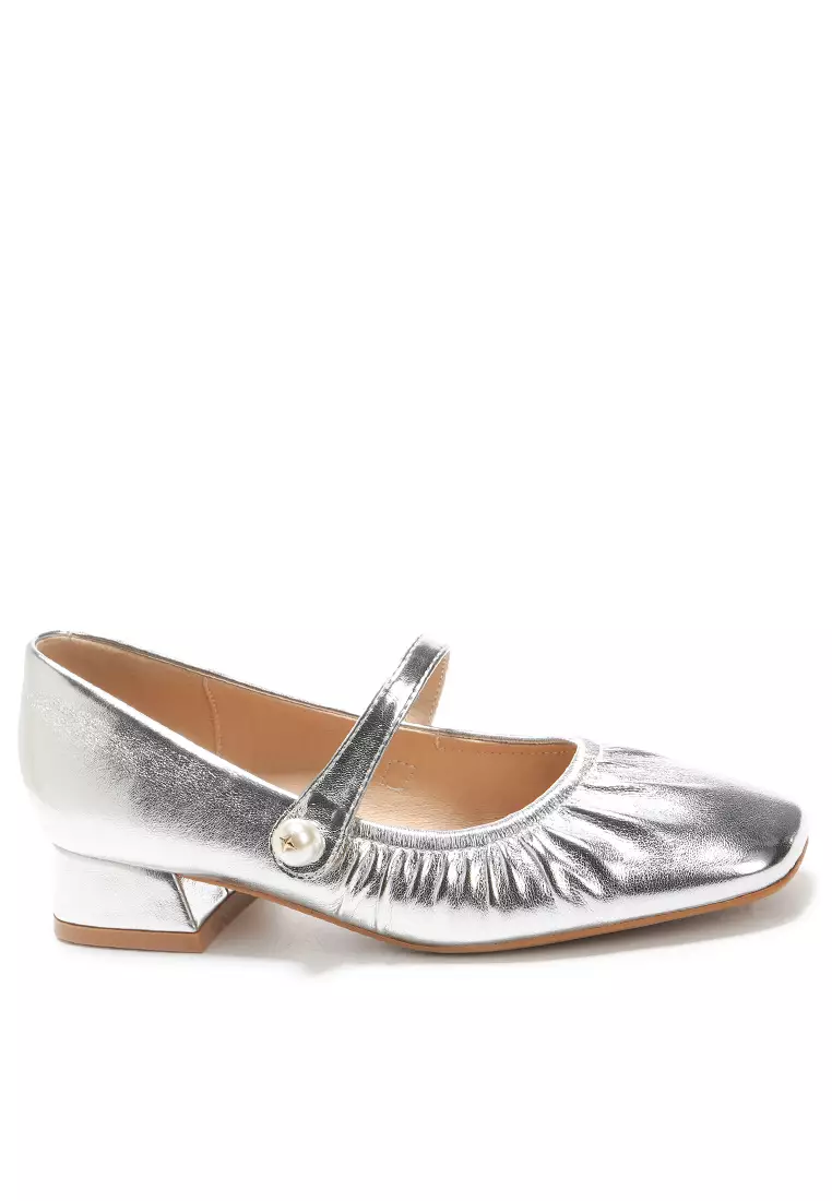Buy Twenty Eight Shoes 3CM Pearl Strap Microfiber Leather Mary