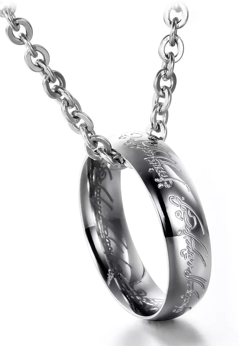 Men's Evil Ring Necklace