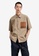 URBAN REVIVO 米褐色 Patch Pocket Short Sleeves Shirt 3AC4DAA8137D76GS_1
