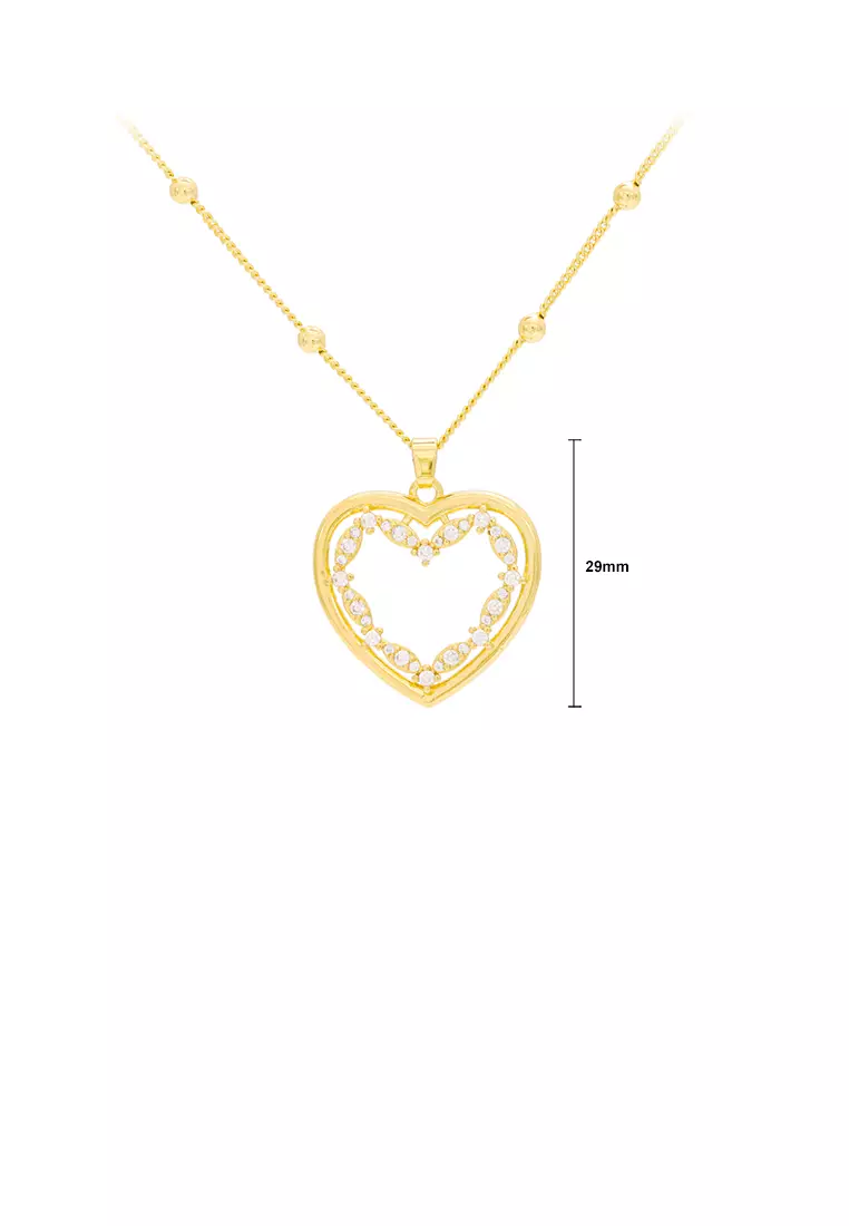 Gold heart shaped locket outlet