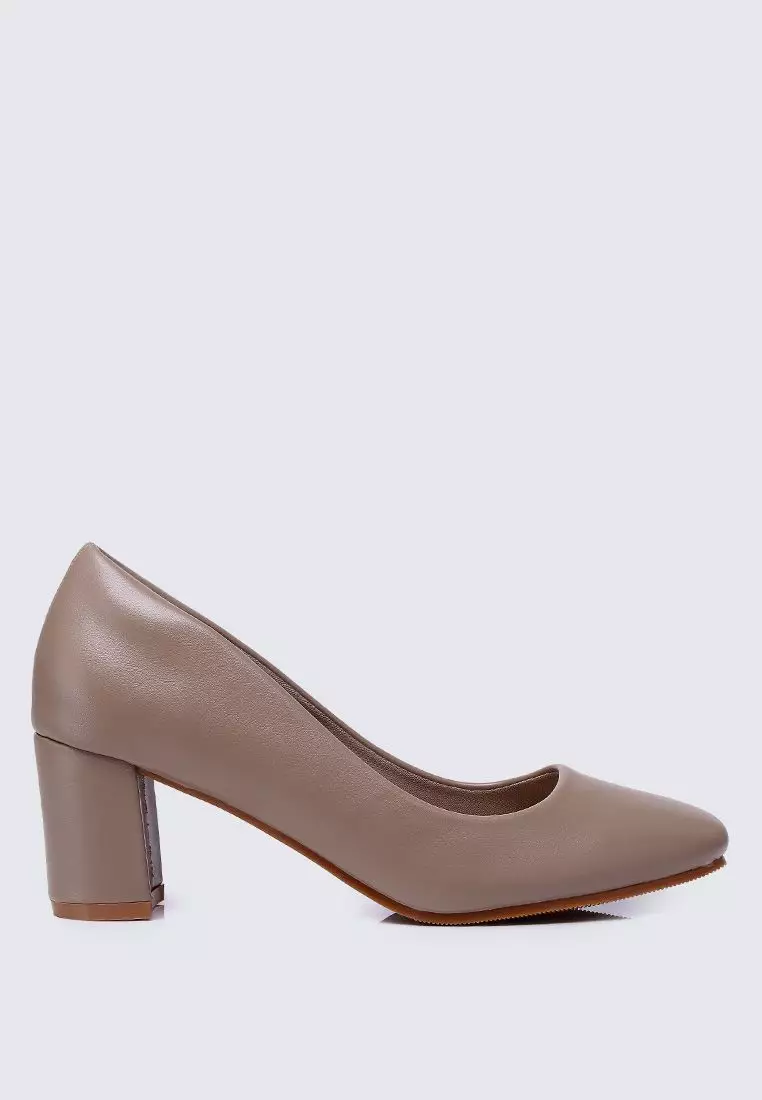 Buy My Ballerine My Ballerine Pauline Comfy Heels In Taupe 2023