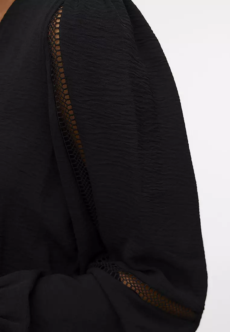 V-Neck Long Sleeves Top