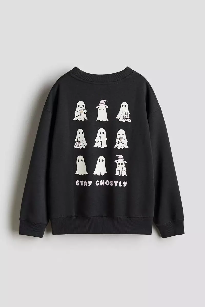 Motif-detail sweatshirt