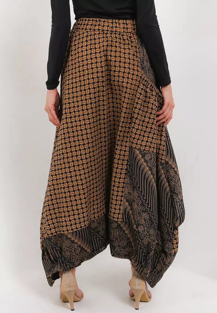 PantsSkirt Elastic Aladin Cut&Sew