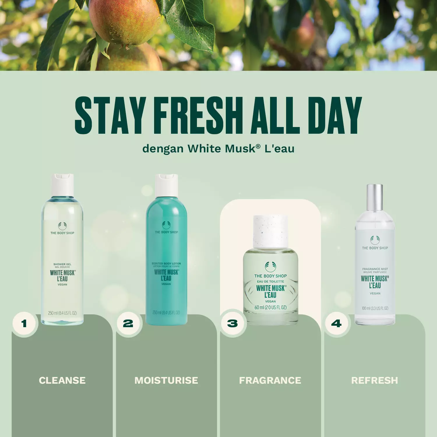 White Musk L'eau Eau De Toilette EDT 60ml