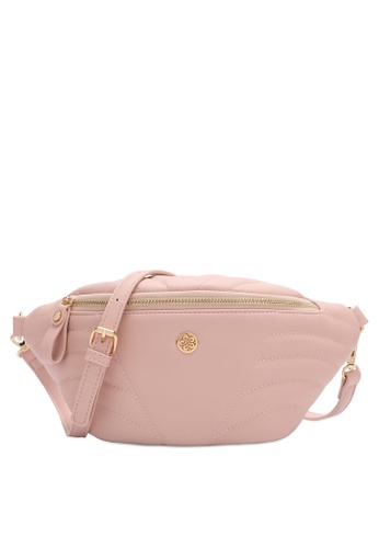 Wild Channel pink Women's Belt Bag / Chest Bag / Crossbody Bag FF78BAC7C54272GS_1