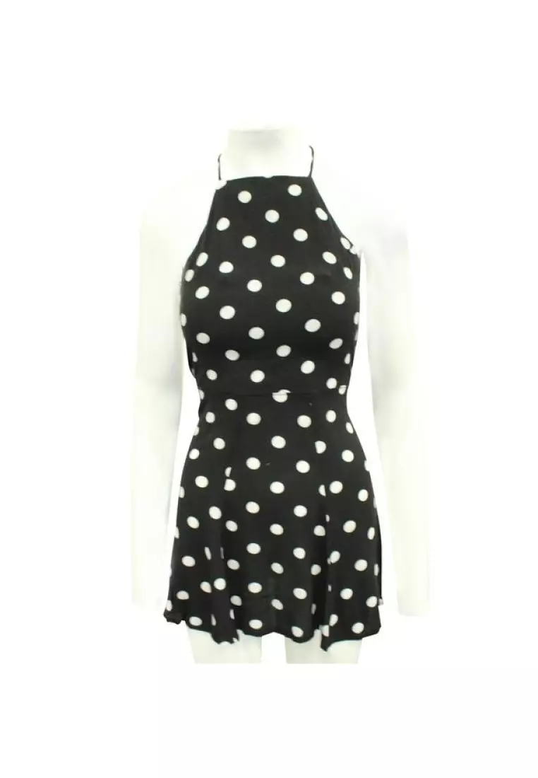 Reformation Pre Loved REFORMATION Bare Back Polka Dot Mini Dress