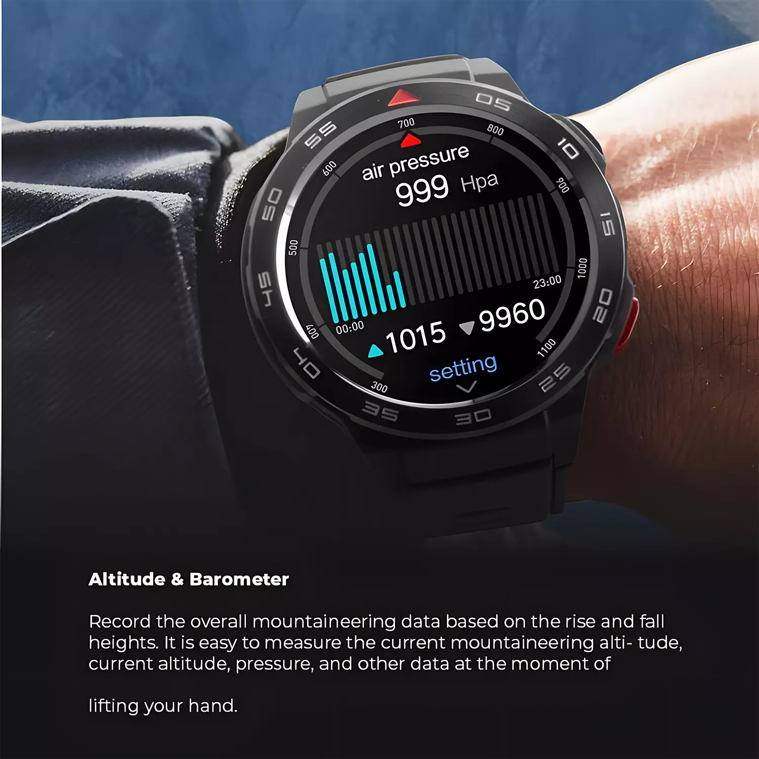 Mibro GS Pro - Smart Watch GPS Outdoor Sport - HD Bluetooth Call - 1.43” Amoled screen - 105 Sports Modes - Stainless