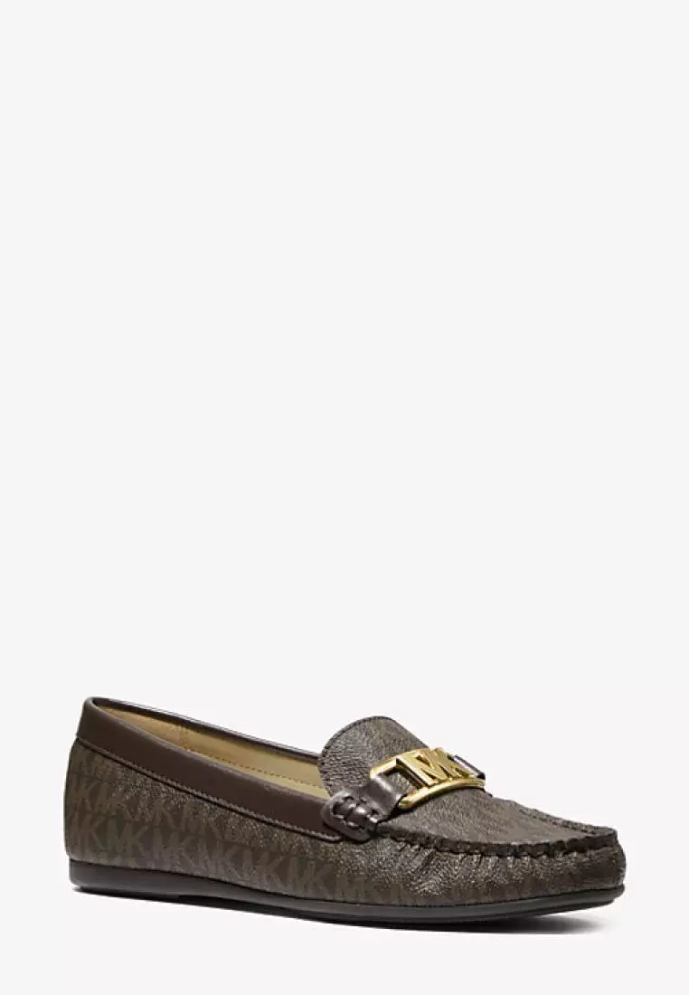 Michael Kors Camila Logo Moccasin Brown
