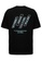 GRIMELANGE black Hashtag Men Black T-shirt B542BAA70DE57CGS_8